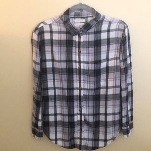 American Eagle plaid button down